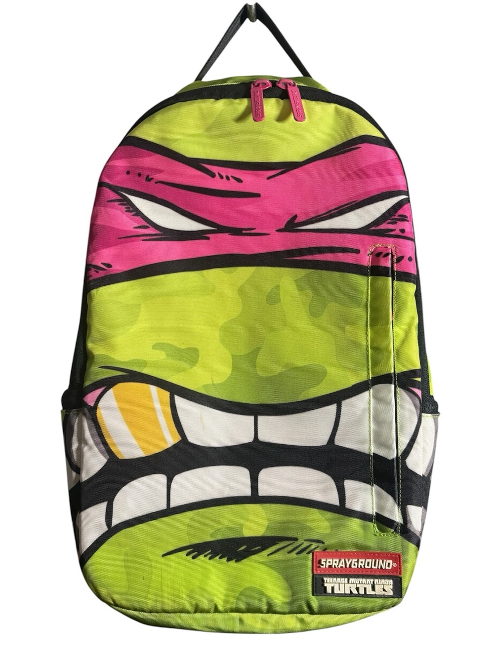 Sprayground x Teenage Mutant Ninja Turtles (TMNT) "Pink Mask" Collab Backpack